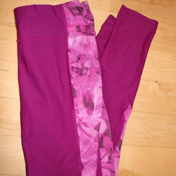 Magenta Athletic Leggings - Picture 2 of 3